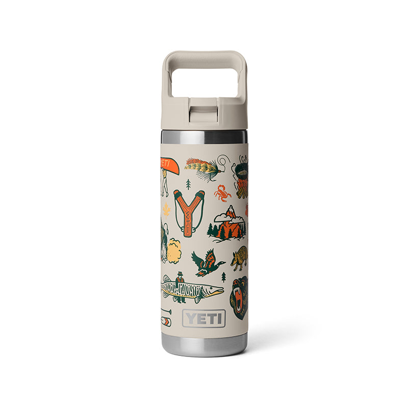 YETI RAMBLER STRAW BOTTLE 18 OZ - SUMMER CAMP COLLECTION