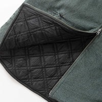 SERVICE WORKS OVER-DYED DENIM WORK VEST