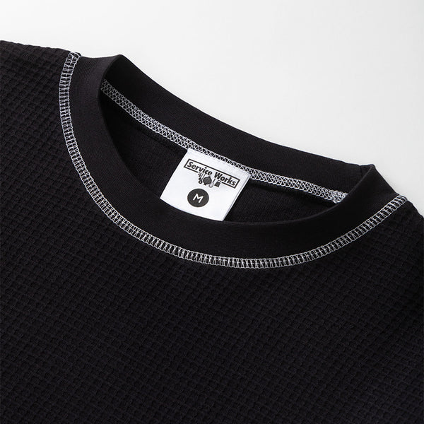 SERVICE WORKS WAFFLE CONTRAST THERMAL LS TEE