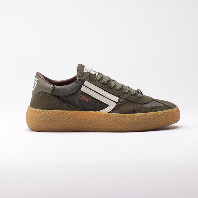 PURAAI VINTAGE WAXED NYLON SHOES - SIDRO