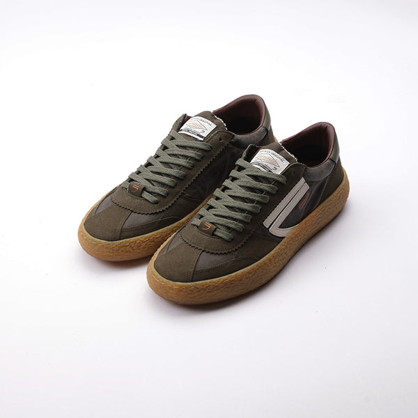 PURAAI VINTAGE WAXED NYLON SHOES - SIDRO