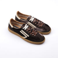 PURAAI XS VELVET SHOES - TIRAMISU