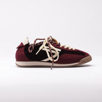 PURAAI PANTHER VELVET SHOES - WINE