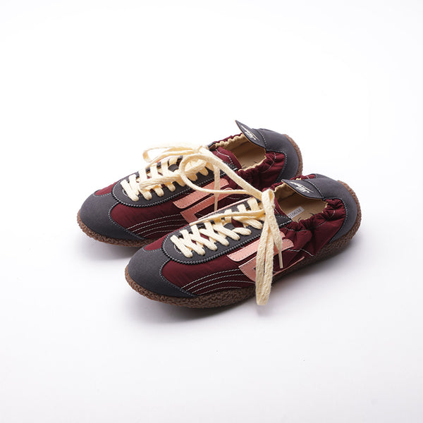 PURAAI CORSA VINTAGE NYLON SHOES - RED VORTEX