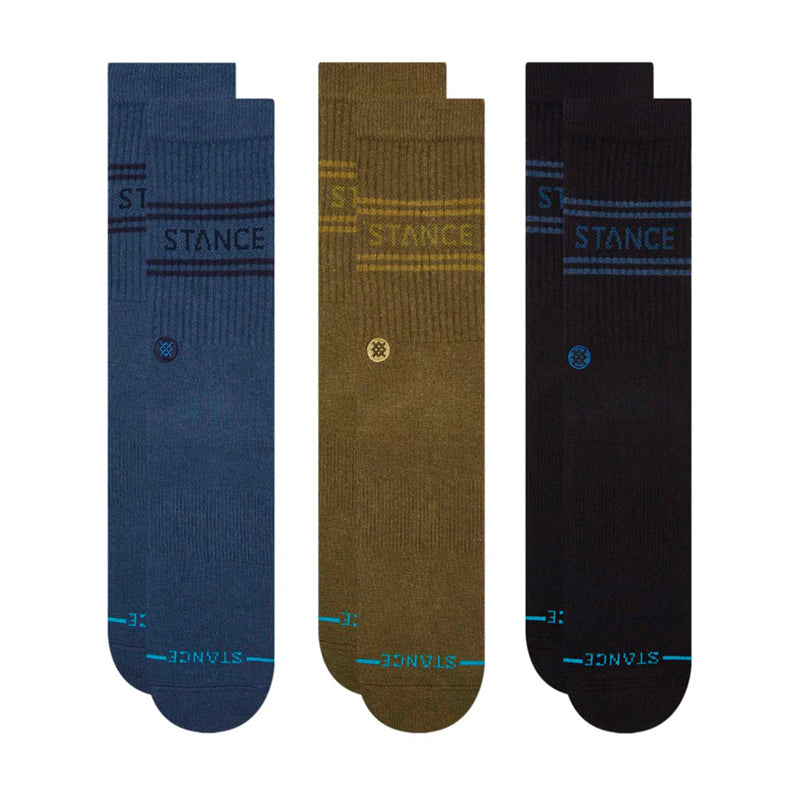 STANCE BASIC 3 PACK CREW SOCKS