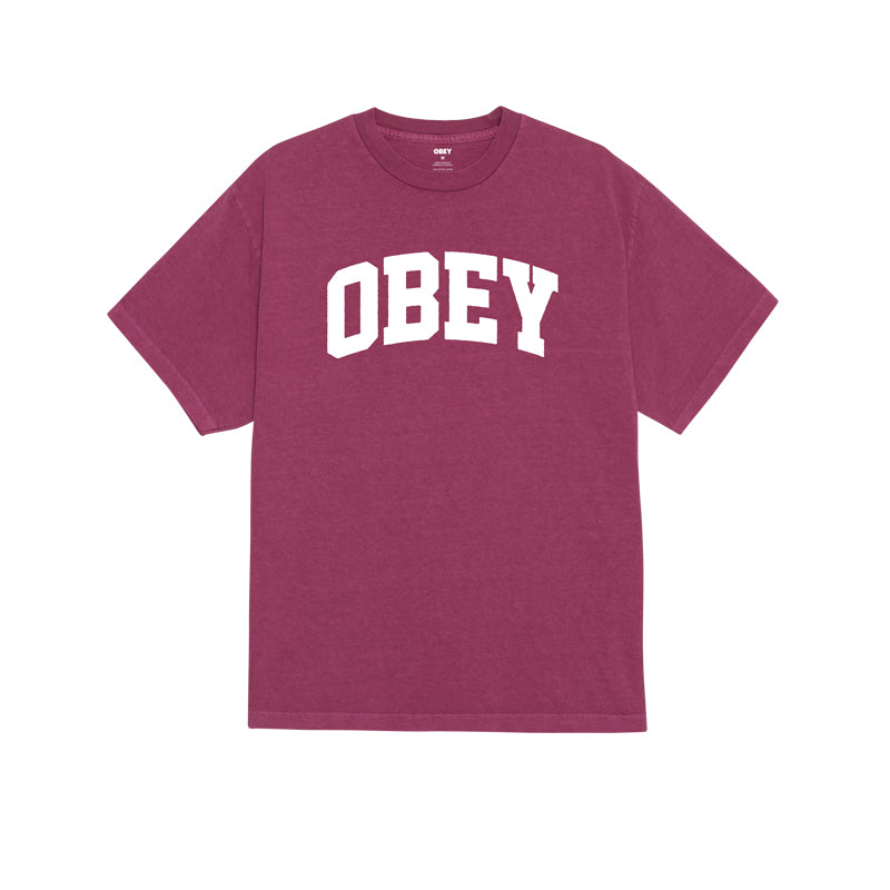 OBEY COLLEGIATE HEAVYWEIGHT TEE