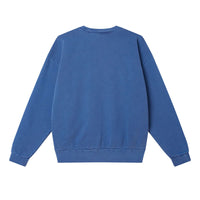 OBEY LOWERCASE PIGMENT CREW FLEECE