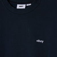 OBEY LOWERCASE PIGMENT CREW FLEECE