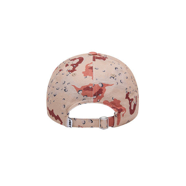 OBEY PIGMENT BOLD 6 PANEL STRAPBACK HAT