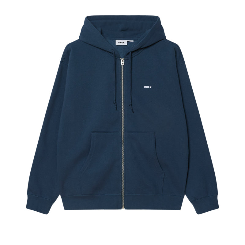 OBEY ESTABLISHED WORKS BOLD ZIP HOOD II FLEECE