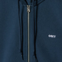 OBEY ESTABLISHED WORKS BOLD ZIP HOOD II FLEECE