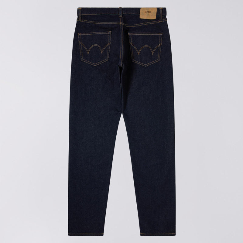 EDWIN REGULAR TAPERED MADE IN JAPAN JEANS RINSED