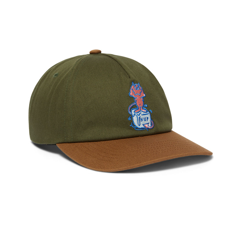 HUF MELT 5 PANEL SNAPBACK HAT