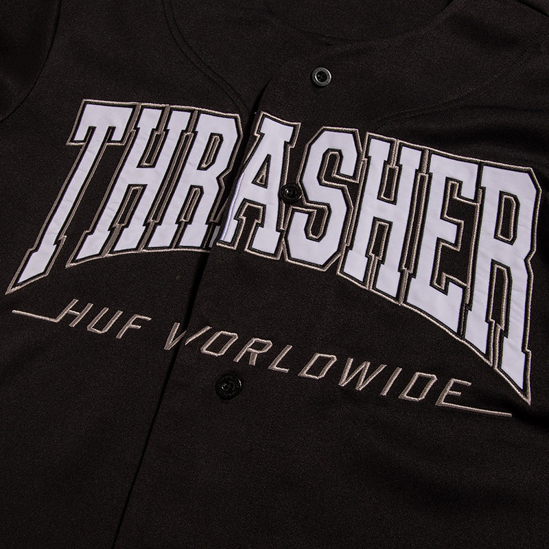 HUF X THRASHER CENTER FIELD BASEBALL JERSEY – Block21